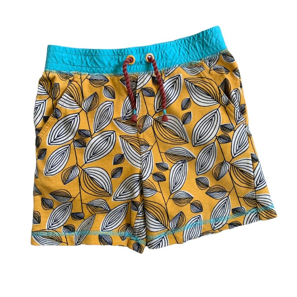 Matilda Jane Leaf It Be Print Drawstring Shorts 6